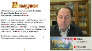 Квенья: практикум №1