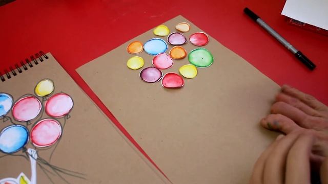 Мастер-класс по рисованию в нетрадиционной технике «Воздушные шарики» смотреть онлайн