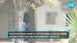 UK cops secure India Embassy in London with barricades; Move after Modi Govt’s tit-for-tat?