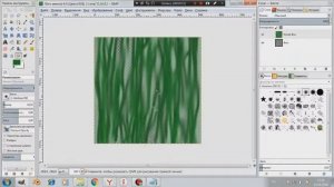 Gimp текстуры для Blender # 3 - Рисуем текстуру травы.