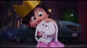 Тайная жизнь домашних животных(милый момент с кроликом)