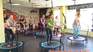 Непростая связка для джампинг-фитнесс. Идея для джампинга для новичков.