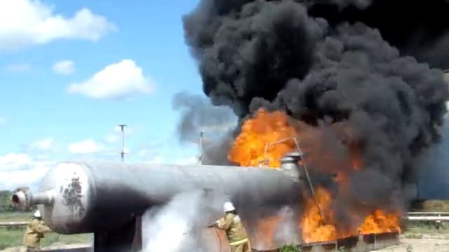 Тушение температурно-активированной водой легковоспламеняющихся и горючих жидкостей смотреть онлайн