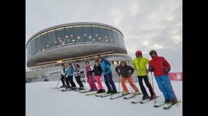 Кировск. Горные лыжи в Полярную ночь. Ski in the Polar night.