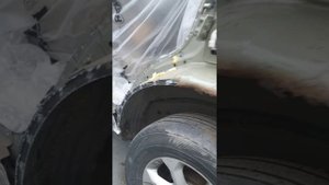 Замена заднего крыла на Nissan Pathfinder.