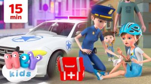 Das Polizeiauto und Mehr! | Fahrzeuglieder | HeyKids Deutsch Kinderlieder