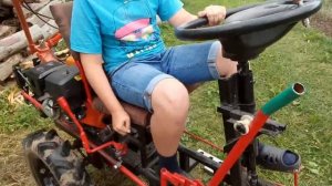 Передний адаптер для мотоблока 6, новое сидение и задняя передача