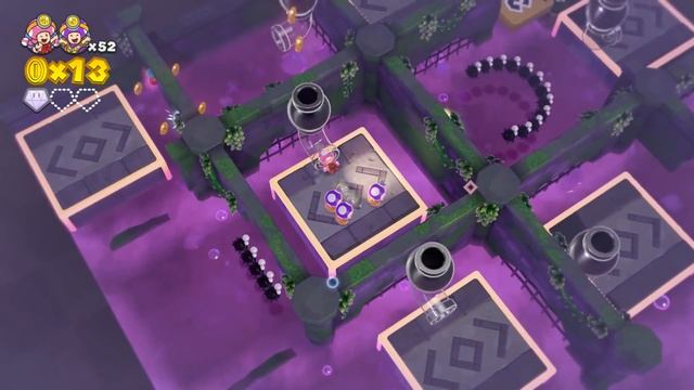 Captain Toad: Treasure Tracker - Episode 3 2 Players All Gems Bonus Objectives Pixel Toads