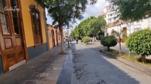 La Palma biggest city: Los Llanos de Aridane, living with earthquakes and ash! 28.10