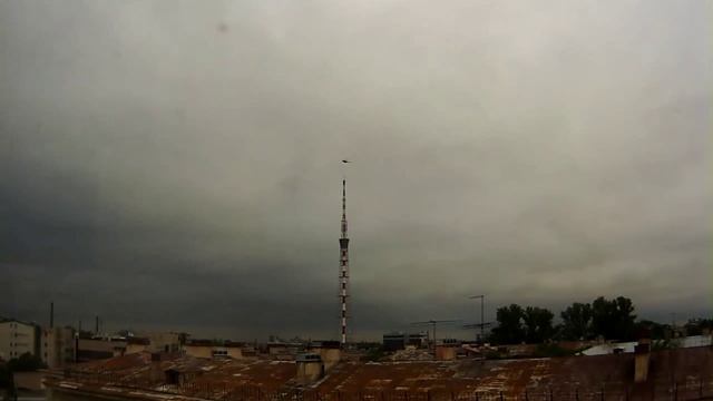 Телебашня. Демонтаж антенны при помощи вертолета. смотреть онлайн