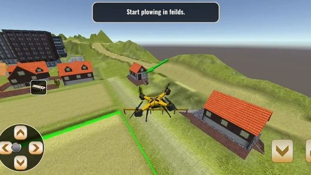 Drone Cropping,Attach Plow||Start Plowing In Feilds/New Drone Cropping Technology!#games #drone