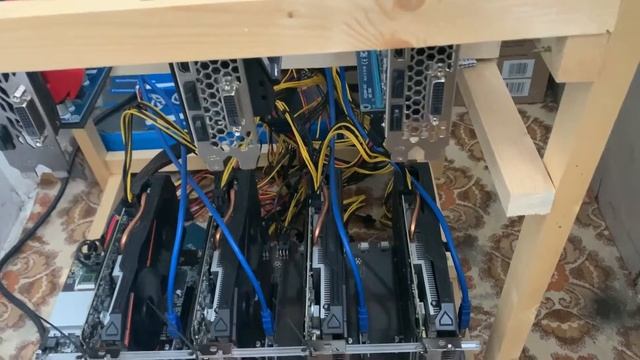 Майнинг ферма зимой на балконе. Майнинг в мороз. смотреть онлайн