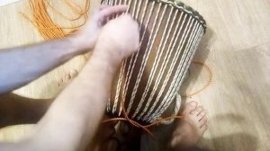 Настройка барабана джембе
