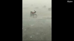 Ураган в Иране обрушился на город Бушер