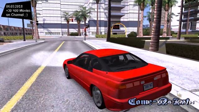 1996 Subaru SVX Grand Theft Auto San Andreas GTA SA MOD _REVIEW смотреть онлайн
