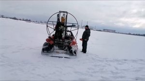 Покатушки на аэросанях, или как мы мы проводим выходные дни!