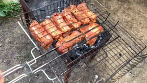 РЁБРА К ПИВУ. ОЧЕНЬ СОЧНЫЕ И НЕЖНЫЕ СВИНЫЕ РЕБРА. РЕБРА НА МАНГАЛЕ НА УГЛЯХ. РЕЦЕПТ РЕБРЫШЕК.