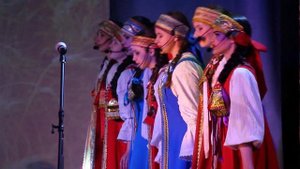 Уж ты прялица,кокорица моя.Образцовый фольклорный ансамбль Прялица г.Бор