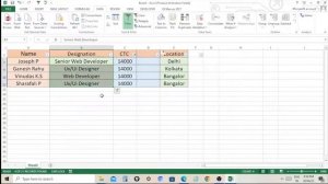 How to copy and paste filtered data using fill option in excel | EXCEL