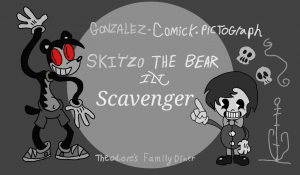 Fan made Skitzo the 1920s Killer Bear cartoon - "Scavenger" Первый российский мультфильм про Skitzo