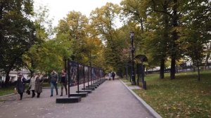 Гоголевский бульвар памятник Шолохову прогулка по Москве