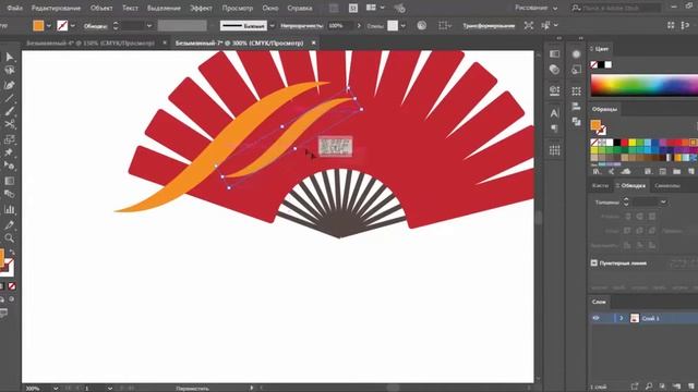 Создание образца в Восточном стиле Adob Illustrator