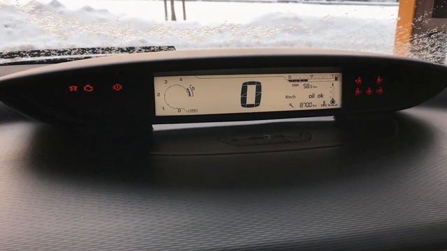 -14C Degrees Cold Start Citroen C4 1.6HDi смотреть онлайн