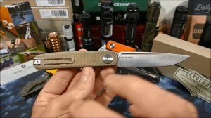 Real Steel G-Slip Green Micarta