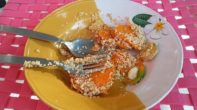 Таиланд. Приготовил еду в пароварке - корнеплод и кунжут (3 июля 2017) смотреть онлайн