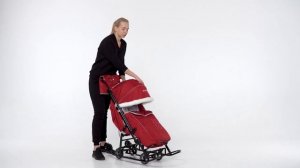 Санки-коляска Pikate "Снеговик" 2021/2022