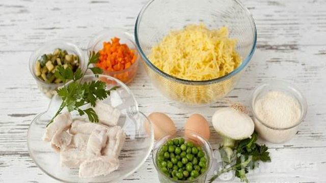 Котлеты из трески с овощами и сыром в духовке
