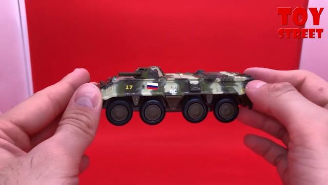 Обзор и распаковка моделек военной техники технопарк БТР-80 и Урал 5557 военная комендатура, металл
