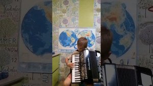 Ре мажор на аккордеоне в две октавы | Учим. #аккордеон #Ремажор