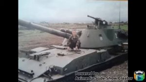 Рванула из под гусениц земля!