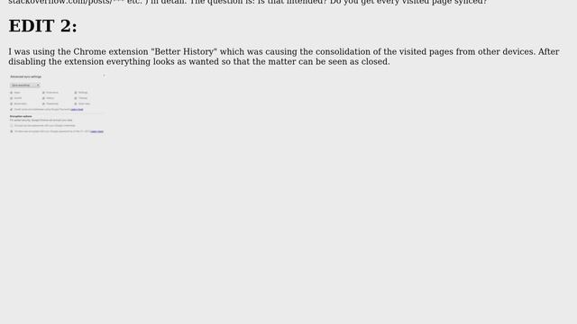 Chrome history not properly synchronized смотреть онлайн