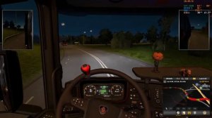 ETS2 ruta desde bergen a la factoria de Scania