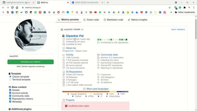Beautiful github profile README online | ?? awesome opensource stuff every day смотреть онлайн