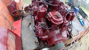 комбайн КОЛОС СК-6А ремонт движется
