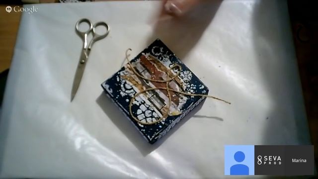 Как сделать коробочку для мужского подарка.Скрапбукинг. Часть 2 смотреть онлайн