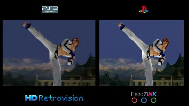 Tekken 3 PS3 vs PS2 using Retrotink-2X & HD Retrovision Component Cables смотреть онлайн