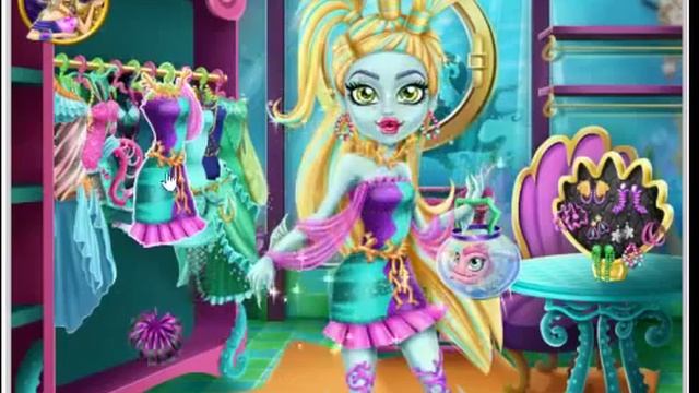 мультик игра Монстр Хай Лагуна и ее гардероб серия 2 онлайн смотреть онлайн