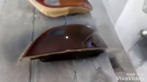 Как притонировать задние фонари на авто.