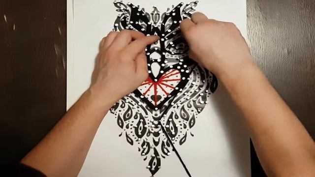 Панно "Сова"в технике Стринг-Арт смотреть онлайн