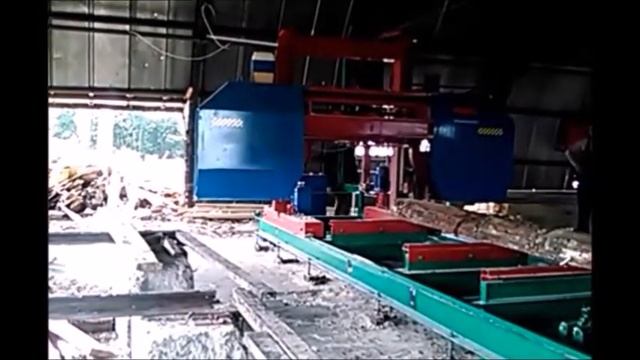Широколенточная автоматизированная пилорама модель Радуга 2М смотреть онлайн