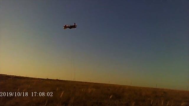 Электро-пенолёт с нижним расположением крыла (тест) смотреть онлайн