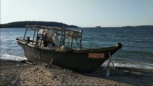 Корейская рыболовная шхуна у берегов Владивостока