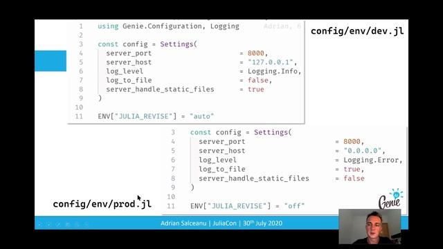 JuliaCon 2020 | Highly productive Julia web development with Genie 1.0 | Adrian Salceanu смотреть онлайн