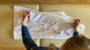 КАК / СЛОЖИТЬ / МЕДИЦИНСКИЙ / ХАЛАТ ?