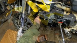 Как собрать питбайк YX 160 Установка двигателя И первый запуск