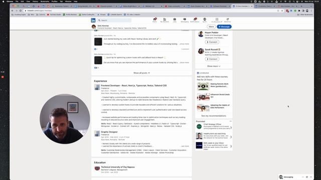 Front End Developer Profile Review   Gelu React TS   A Stellar Example! ? смотреть онлайн